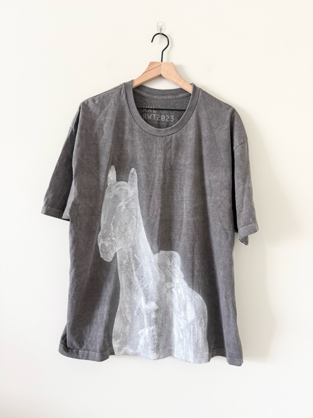 Beyonce Renaissance World Tour Graphic T-shirt in Washed Gray and White Size XXL